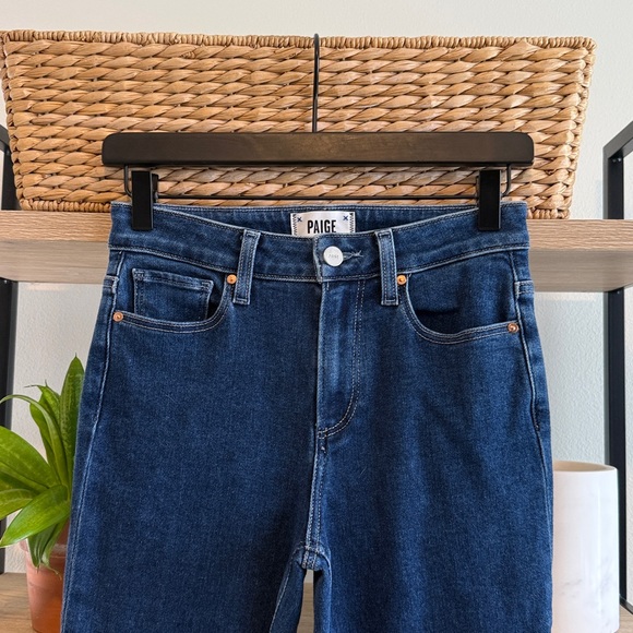 PAIGE Mid-Rise Cindy Straight Leg Ankle Jeans, 25 - Picture 4 of 11